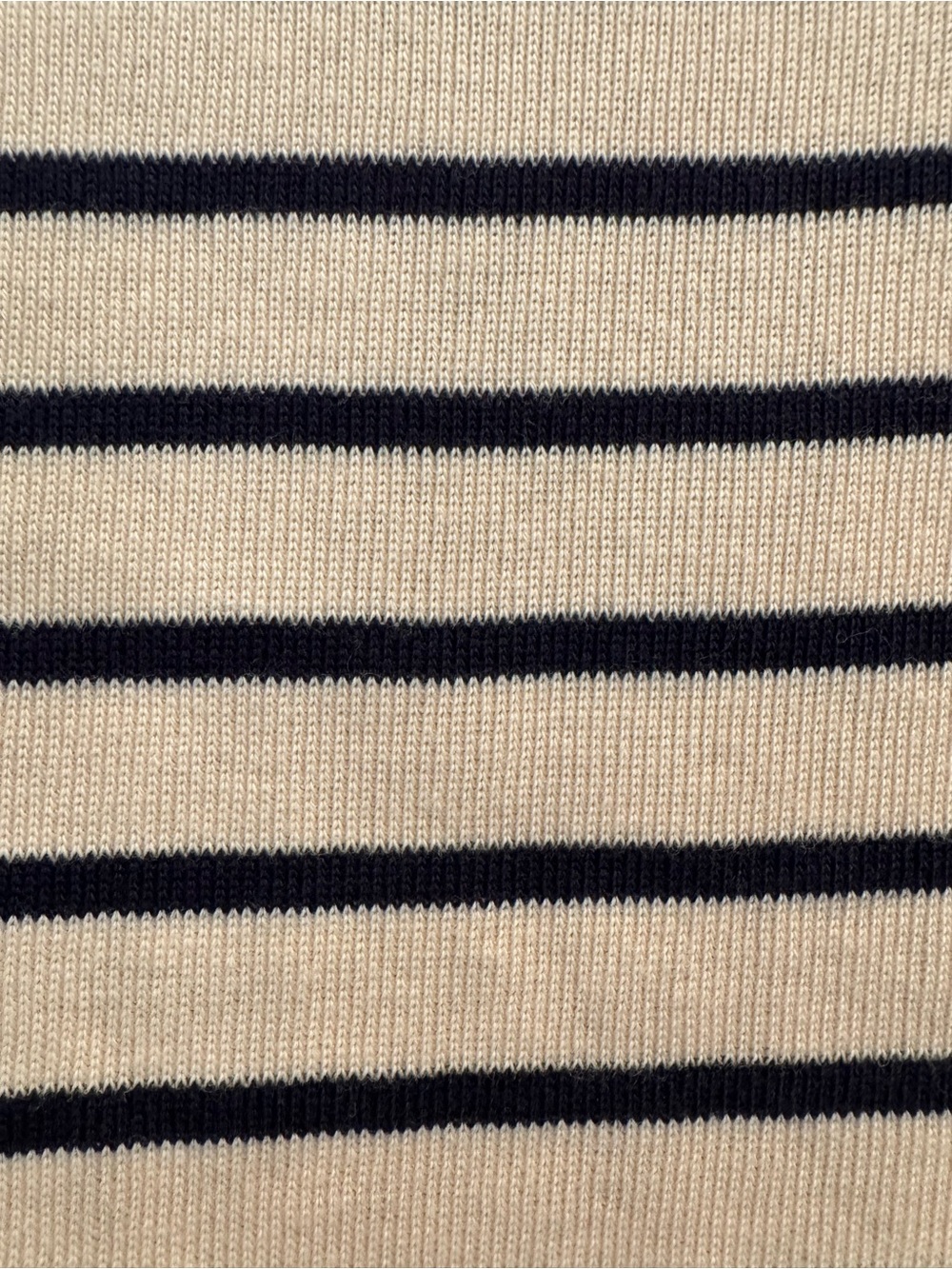 LL Bean Cotton Boatneck Cotton Top in Light Pink and Navy Stripes - Picture 7 of 7